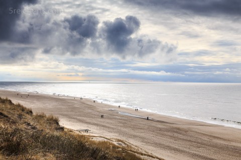 Blick zum Strand von Wenningsted, Sylt