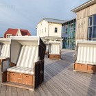 Im Winter gibt es nur hoch oben Strandkörbe, Wenningsted