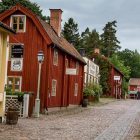 Straße in Gamla Linköping