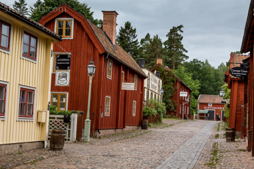 Straße in Gamla Linköping