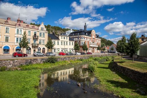 Einkaufsstraße in Söderköping