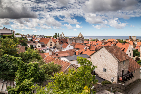 Blick über die Stadt Visby