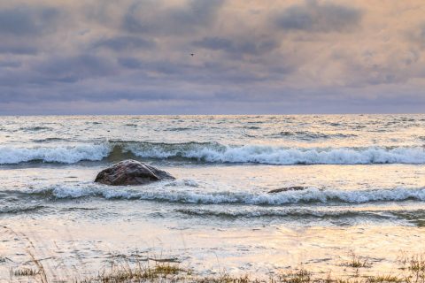Das Meer vor dem Leuchtturm