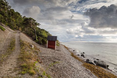 Hütte am Strand, Stenkirkehuk