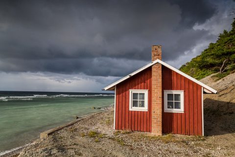Hütte am Strand, Stenkirkehuk