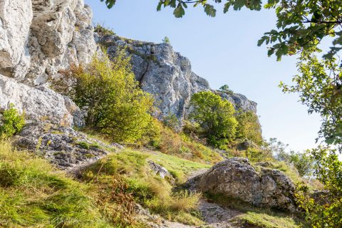 Högklint im Sonnenschein