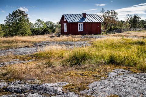 Haus auf Åland, Finnland