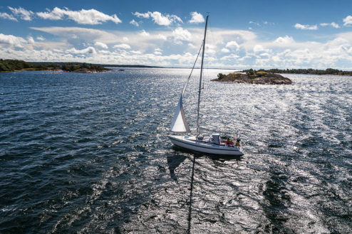 Segelboot, Åland, Finnland