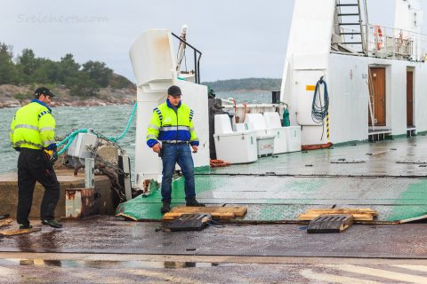 Manchmal ist es holprig auf einer Auffahrt