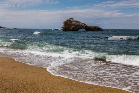 Am Strand von Biarritz