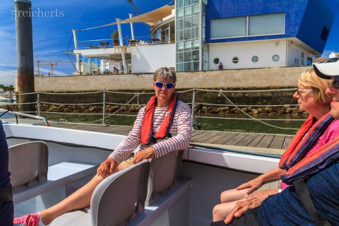 Gabi auf der Bootstour