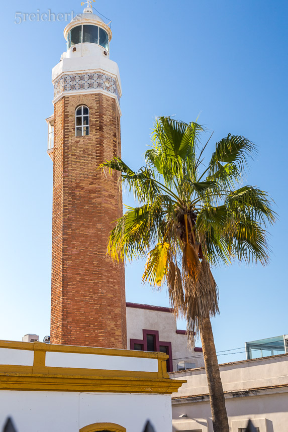 Leuchtturm in Bonanza, Andalusien