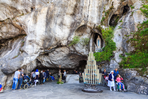 Die Grotte von Lourdes
