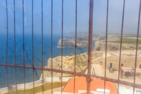 Blick aus dem Leuchtturm heraus