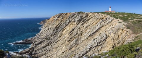 Klippen und Leuchtturm Cabo Espichel