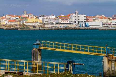 Blick nach Peniche, Portugal