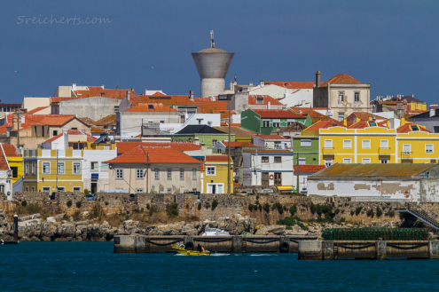 Blick nach Peniche, Portugal