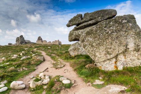 Wanderweg entlang der Küste, Pern, Ouessant