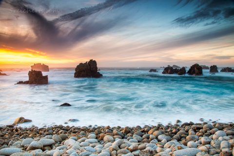 Abendstimmung am Pern, ouessant