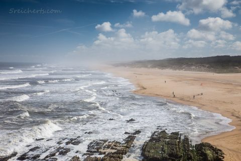 Blick über den weiten Strand