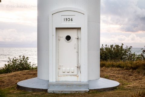 Der Eingang des Skansudde, Kronholmen, Gotland, Schweden