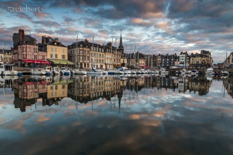 Boote im Hafen von Honfleur