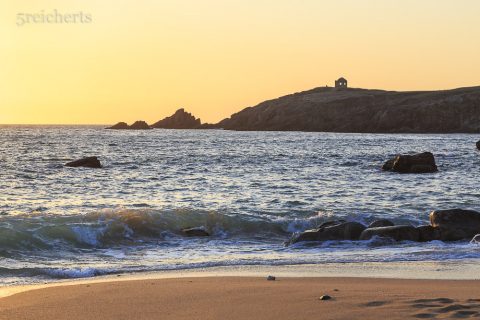 Blick zum Aussichtspunkt Pointe de Percho, Quiberon