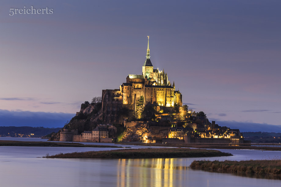 Blaue Stunde, Mont Saint Michel
