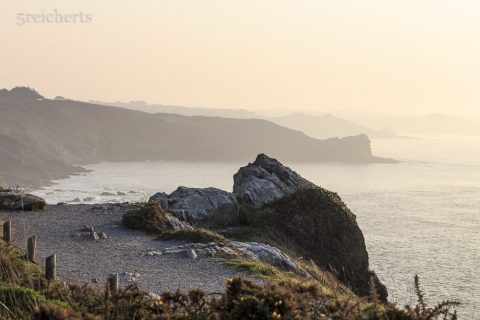 Blick entlang der Küste, Pointe du Grouin