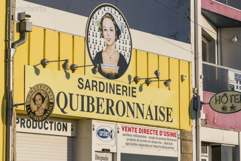 In Quiberon gibt es eine Sardinen Fabrik