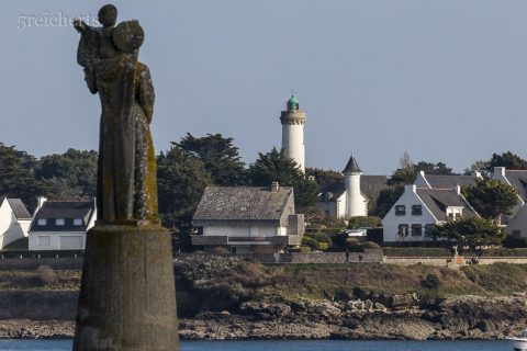Blick nach Port Navalo, auf der anderen Seite das Golfs von Morbihan