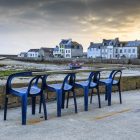 Moderne Parkbank, Ile de Sein