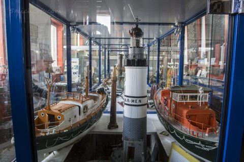Im Seenotrettungsmuseum, Ile des Sein