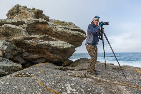 Gabi fotografiert, St Guénolé