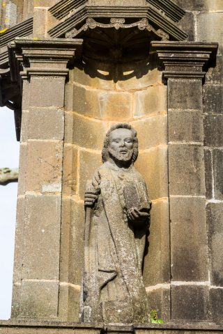 Detail der Kirche Saint-Houardon in Landerneau