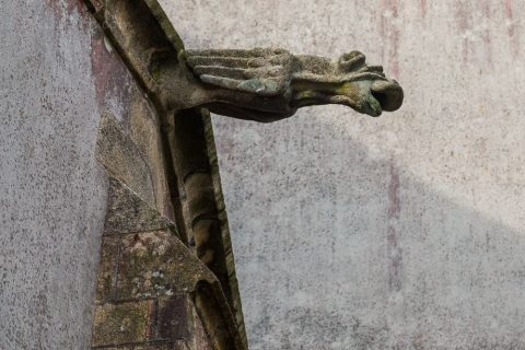 Detail der Kirche Saint-Houardon in Landerneau