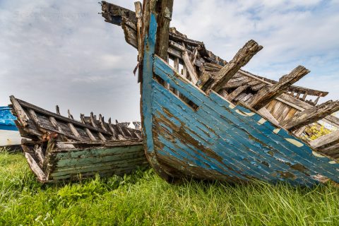 Schiffsfriedhof Le Fret, Crozon, Bretagne