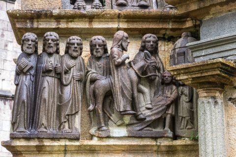 Figuren der Calvarie von Plougastel-Daoulas