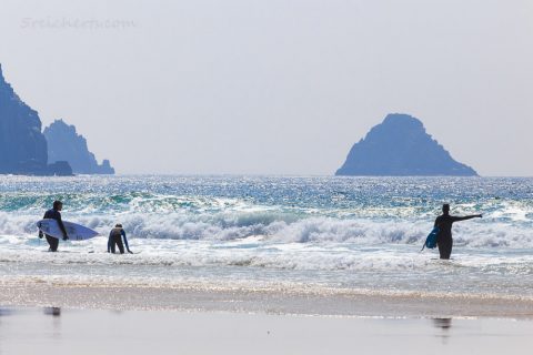 Surfer, Toulinguet, Crozon, Bretagne