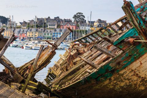 Schiffsfriedhof, Camaret, Bretagne