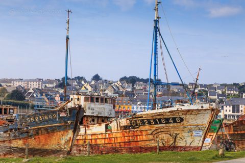 Schiffsfriedhof, Camaret, Bretagne