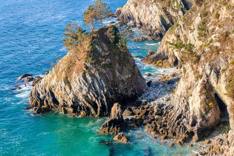 Küstenlandschaft, Pointe de St.-Hernot, Bretagne