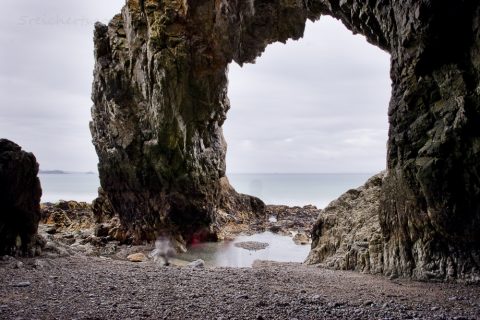 kleine Grotten bei Morgat