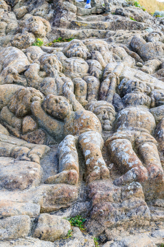 Die Steinfiguren von Rothéneuf