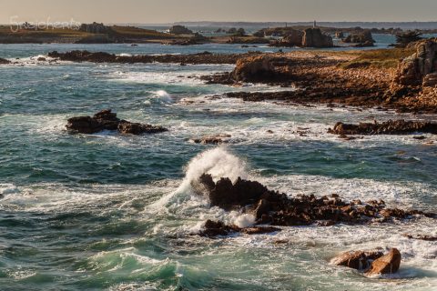 Wellen vor der Ile de Brehat