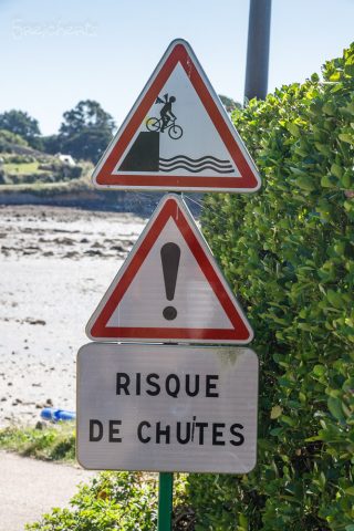 Aufpassen Radfahrer, Ile de Brehat