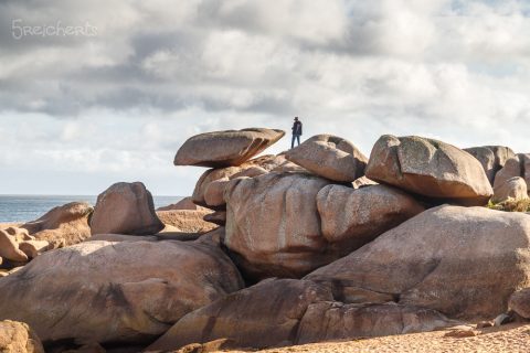 Felsen auf der Ile Renote