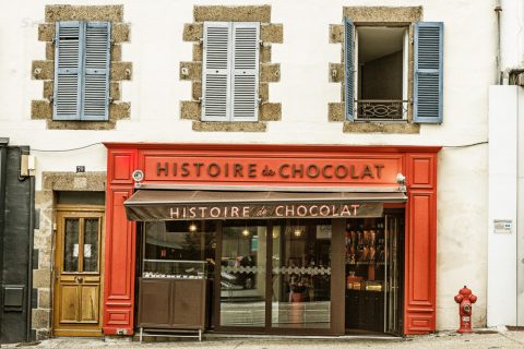 Laden in Brest, Bretagne