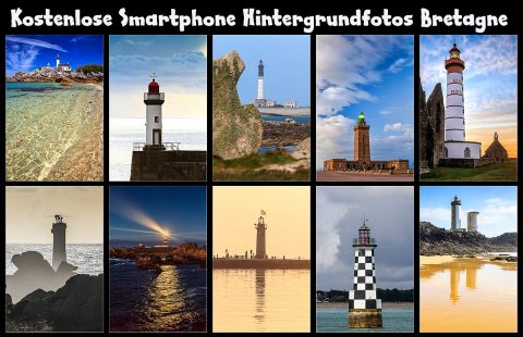 10 bretonische Leuchttürme für's Smartphone