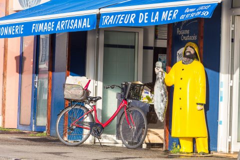 Fischladen in Quiberon, Bretagne